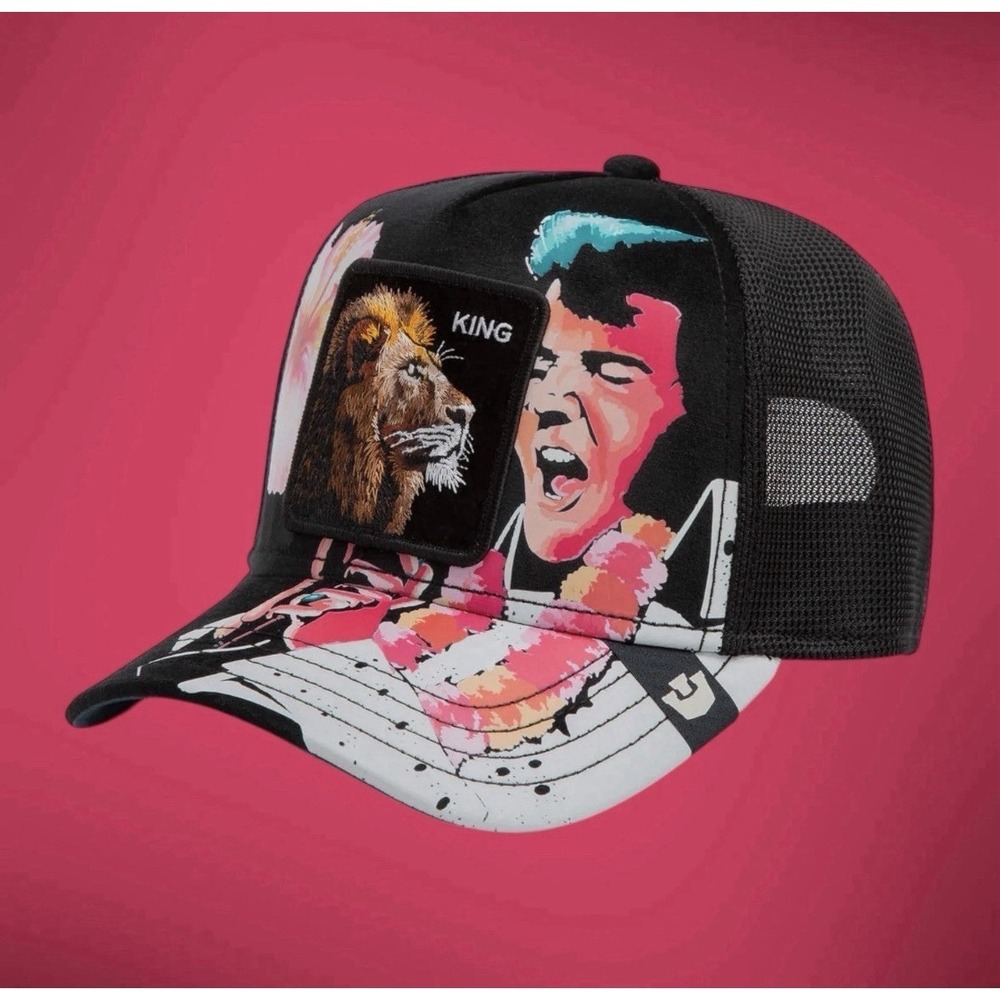Goorin Bros RARE Friday Drop! 🌺 "UH HUH KING" 🌺 Classic ELVIS PRESLEY Trucker!